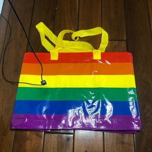 2 RAINBOW IKEA BAG LIMITED EDITION LARGE LGBTQ
